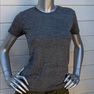 Alternative Apparel burnout tee in charcoal grey.